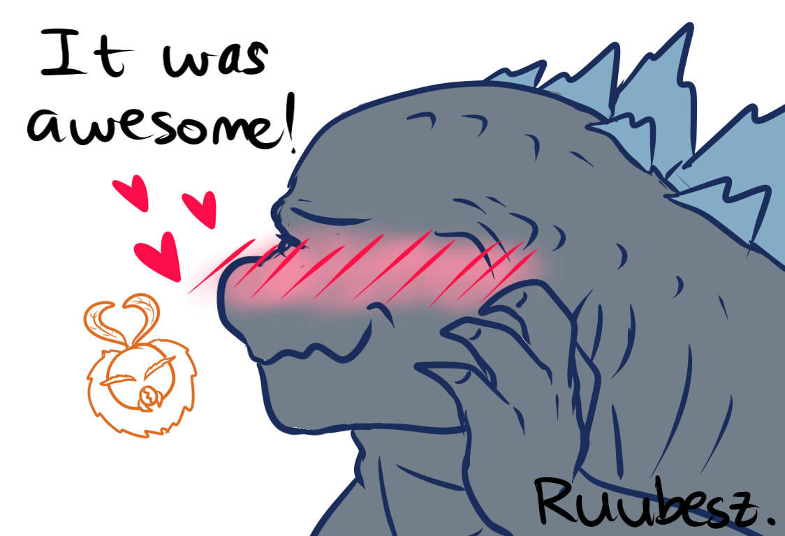 Godzilla And Mothra In Love