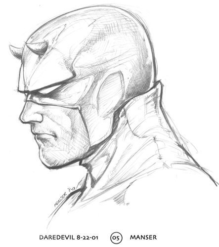 The Concept Art Library — Daredevil- Daredevil Noted mostly for being