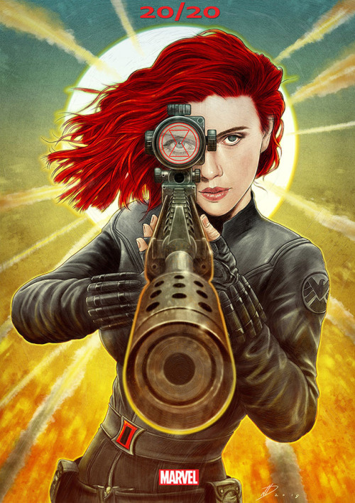 pixalry:Black Widow Teaser Poster - Created by Neil Davies