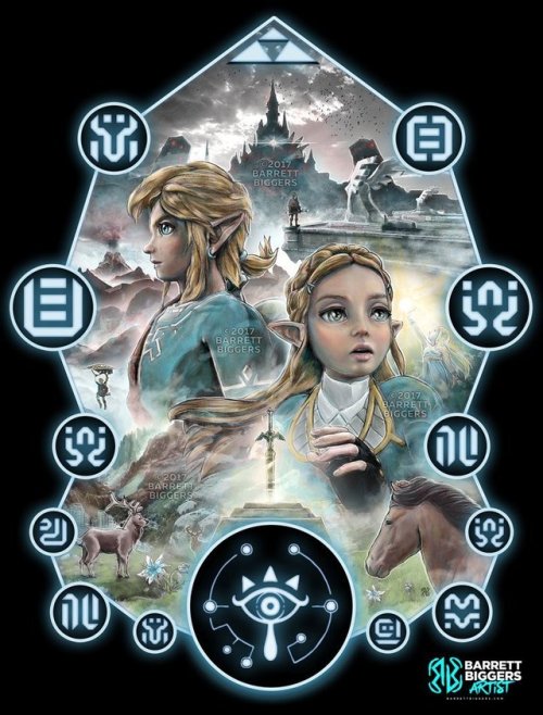 retrogamingblog:Breath of the Wild made by Barrett Biggers