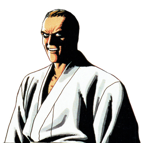 thevideogameartarchive:Artwork of Geese Howard, from...