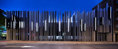 designismymuse:<br /><br />Façade with Protruding LightingArchitects-  Joaquín Torres  Rafael Llamazares of A-ceroLocation- Madrid, SpainSource- contemporistImages- Rubén P. Bescós  Inés Mollá for RecordUs*for design/architecture inspiration daily, follow @designismymuse