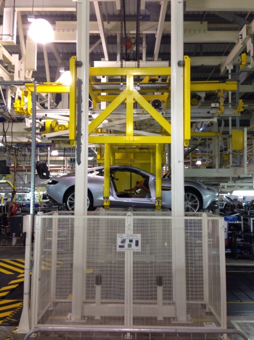 More from Aston Martin. The factory, where the designs come to...