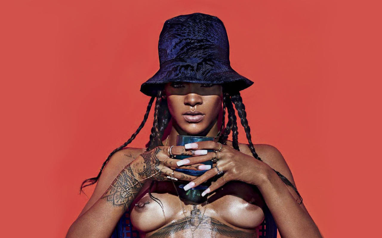 Rihanna tribute cumshots