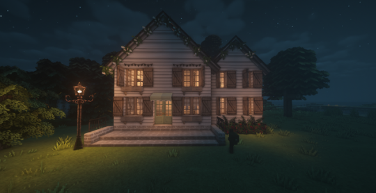 A little house I’ve been working on using Cocricot. It’s slightly inspired by a dollhouse.♥