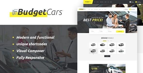 Budget Cars v1.2 – Used Car Dealer & Rental WordPress Theme + Store Nulled