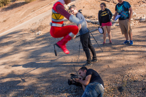 Hey, where’d Tyler go? He was just right there! Dino Mega Charge...