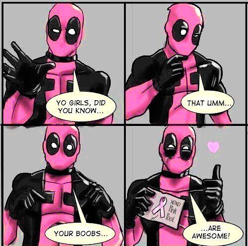 Boston's Deadpool, Breast Cancer Awareness Deadpool! Savin’ the...