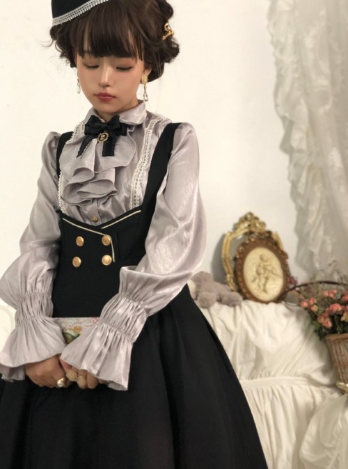 lolita-wardrobe:【-My School Memories-】 JSK, Jacket and Blouse...