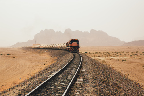 samhorine:chasing trains through the desert (dead sea bound) //...