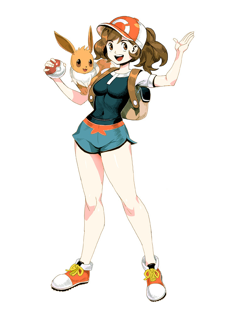 GENZOMAN ART CORNER, Female trainer from Pokemon Let´s Go! warm up