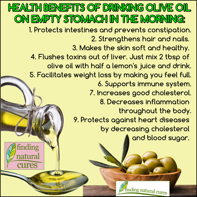 Finding Natural Cures — HEALTH BENEFITS OF DRINKING OLIVE