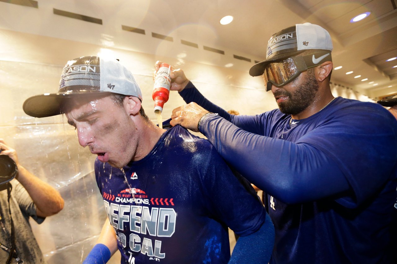 dodgers nl west champs shirt