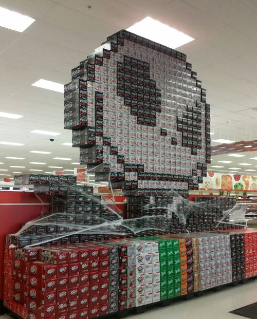 sixpenceee:The coke display at Target really gets into the...