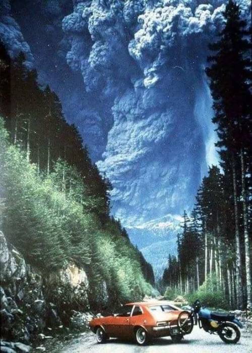 Mount St. Helens Eruption, 1980s [548 x 767] Check this blog!