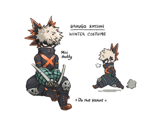 minibuddy:*CH 194*KACCHAN IN WINTER COSTUME IS SOOO...