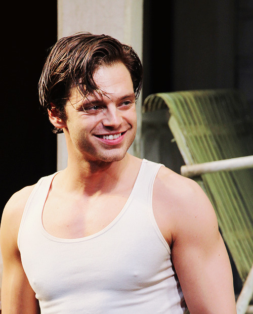 sebastiansource:Sebastian Stan as Hal Carter in William Inge’s...