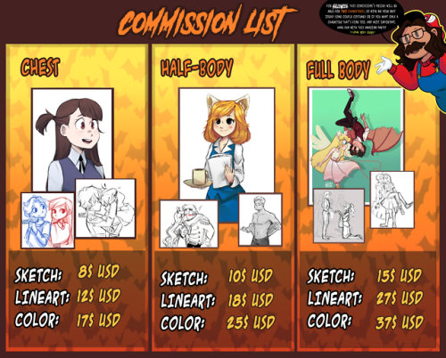 commisions open commissions art commisions