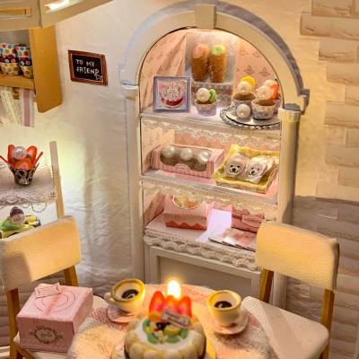 miniature dollhouse kit bakery