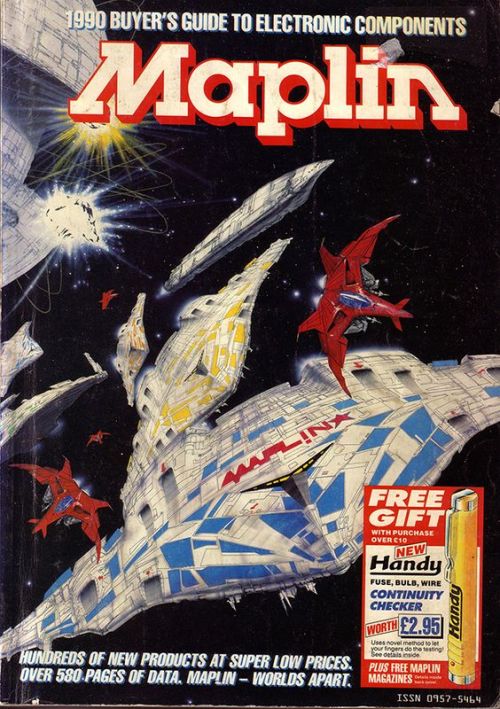 70sscifiart:Maplin catalogue covers, 1979-1990, via this...