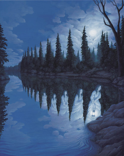 healingvibes-collor-n-mood:Optical Illusion Paintings by Rob...