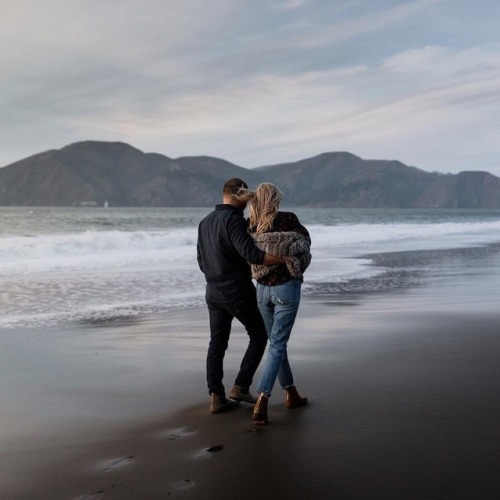 Feels like a good day for a walk on the beach. (at San...