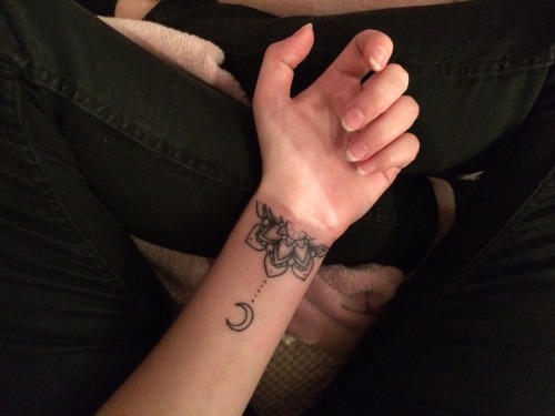 wrist tattoo on Tumblr