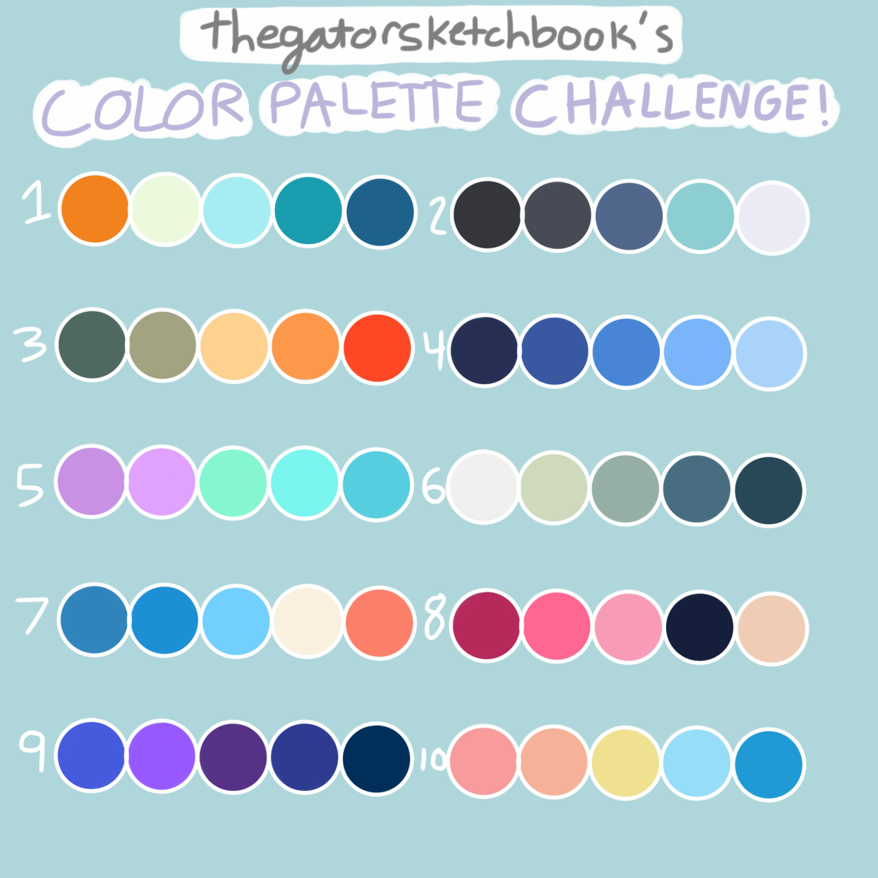 color palettes on Tumblr