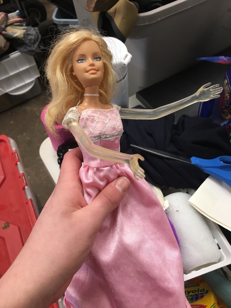 barbie thrift store