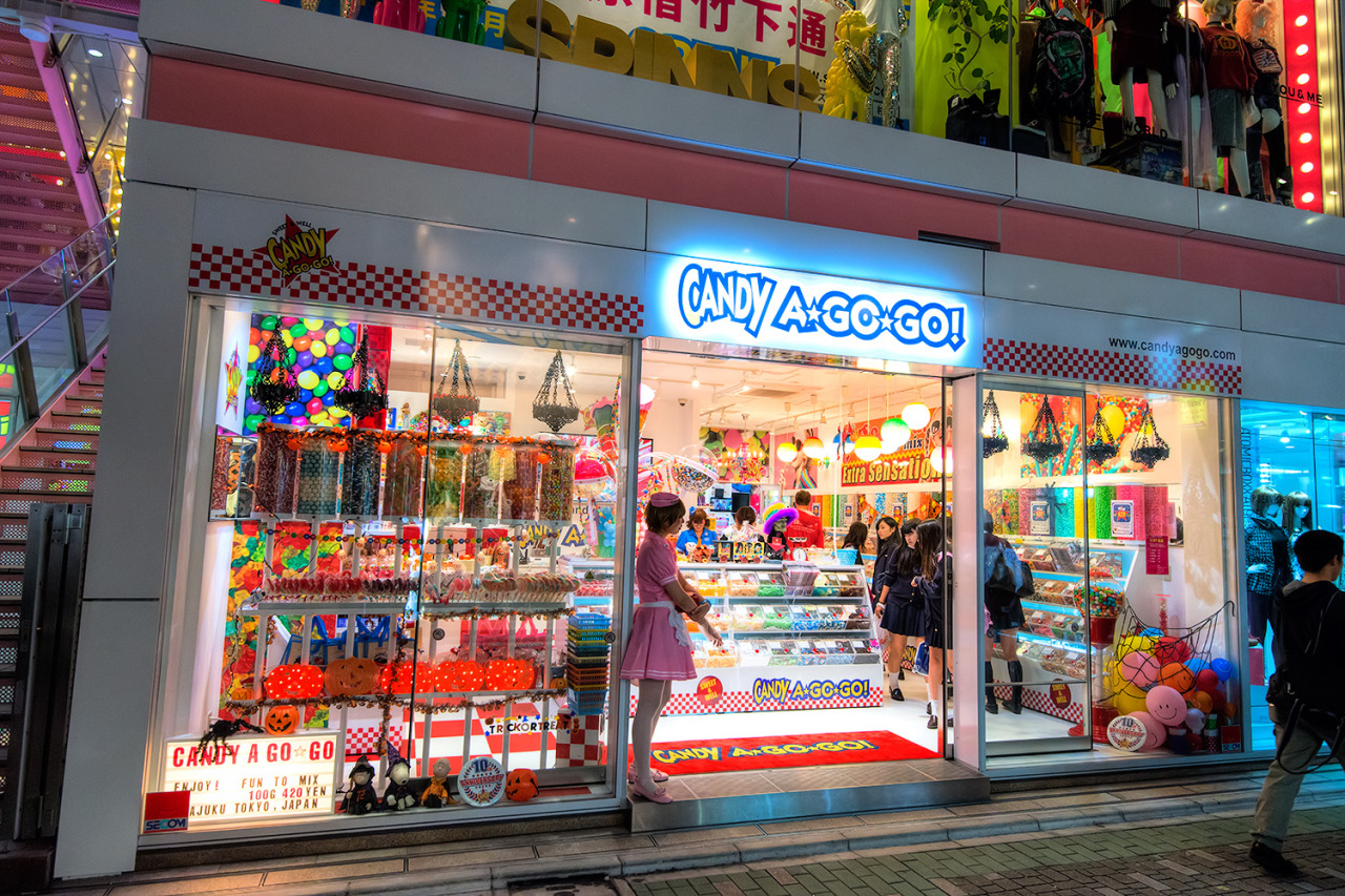 The new Candy  a Go Go shop  on Takeshita Dori in 