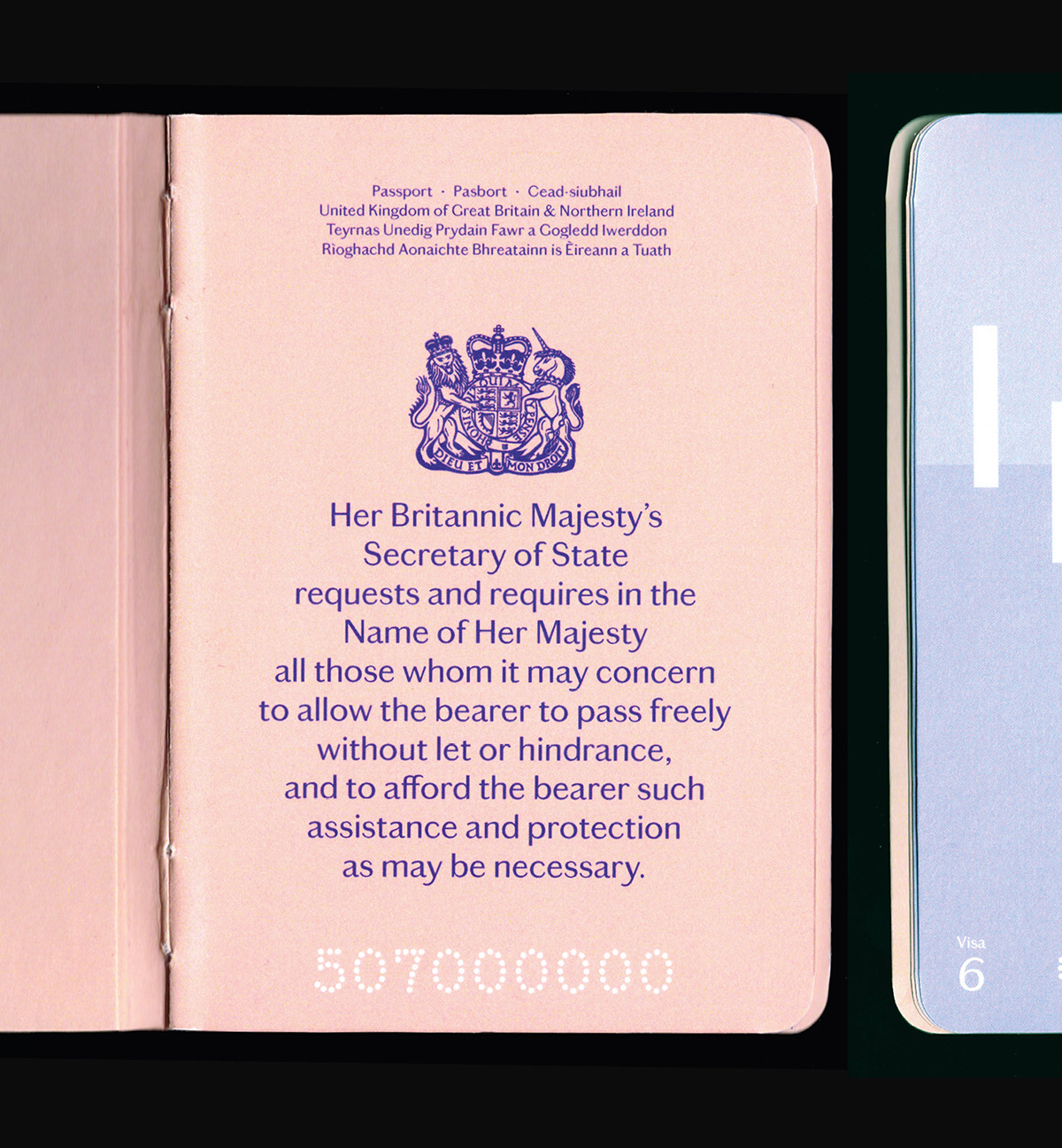 British Passport Design Competition Entry By Jig Print Design Co