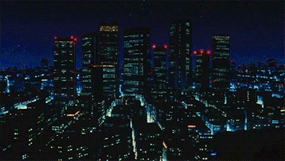ผล๥าร๨้นหารูปภาพสำ​หรับ anime night city gif