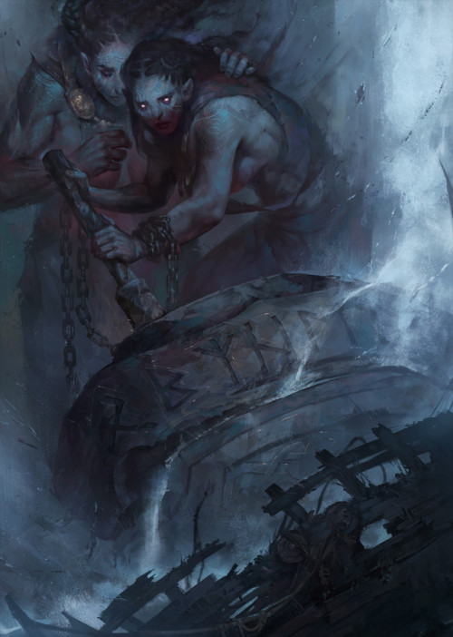 thecollectibles:Art for Mythbook 3 by selected artists:Denis...