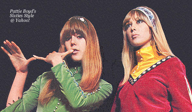 Little Queenies • Circa Aug./Sept.1967 - Jenny Boyd and sister...