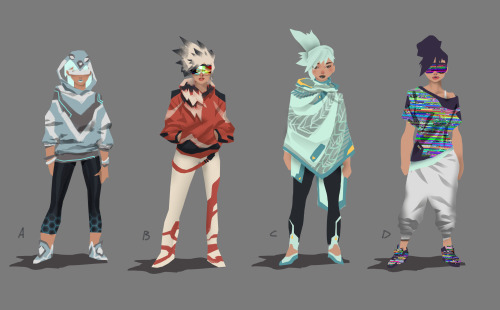 kendobi:Iteration process and style exploration of a character...