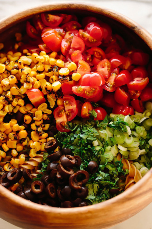 vegan-yums:Southwest pasta salad / Recipe