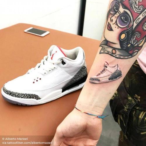tattoo jordan shoes