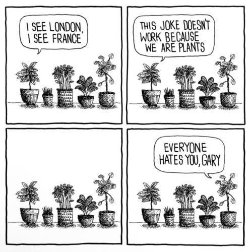 sixpenceee:Plant talk. [Jake Likes Onions]