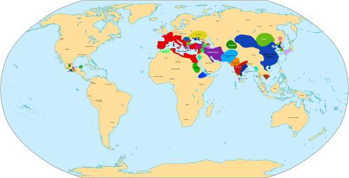 The World At 1 A.D. Related: The World At 1000 BC - Maps On The Web