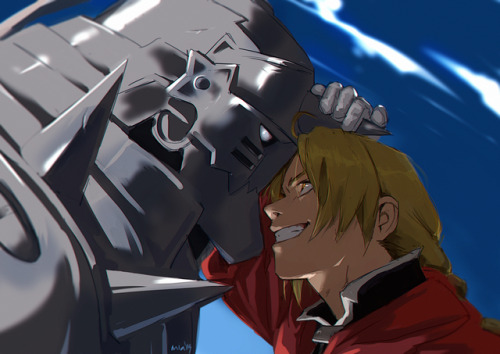 anxioussailorsoldier:Wait for me, Alphonse!