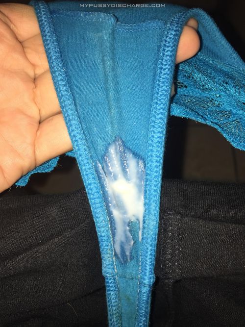 mypussydischarge:Fresh creamy panties … so yummy this vaginal...