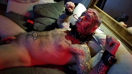 bustedink:putting him in the hoist for the first time and the...