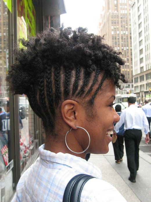 Celebrities Photos Cornrow Hairstyles For Short Natural Hair