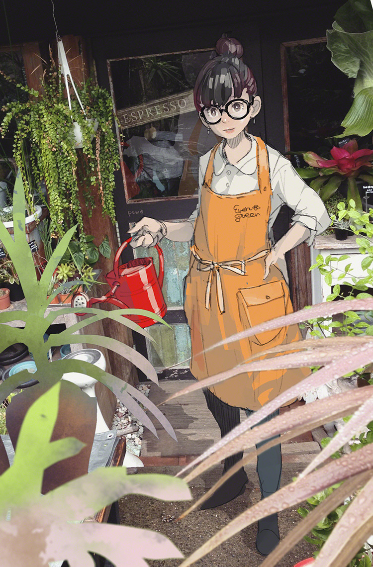 a garden store