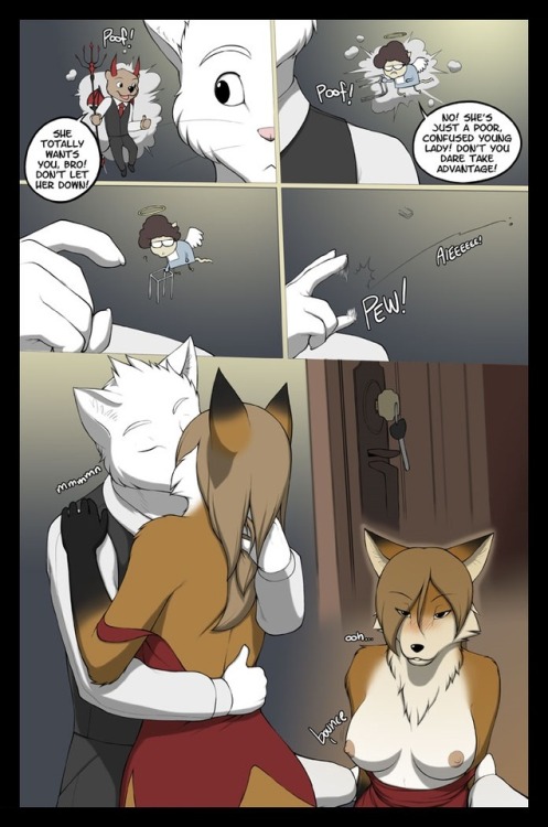 yiffcomicsblog:Yiff comic“The Valet and The Vixen” part 1 by...