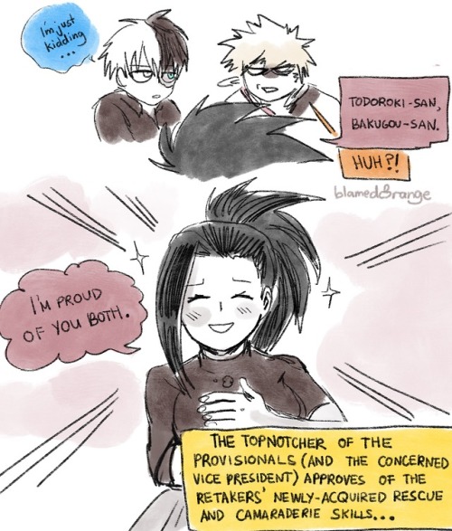 blamedorange:“Bakugou….are you sure she didn’t hurt her head...