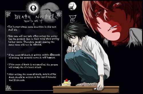 I seem to be a fan of Death Note. Epsecially L.