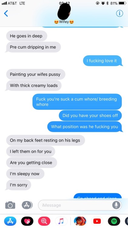 tumblr hotwife dirty texts