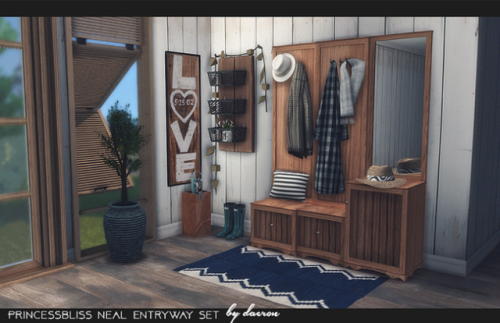 bloomingrosysims:2T4 Princessbliss Neal Entryway Set by...