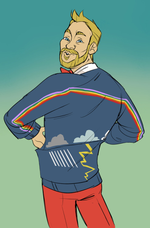 sillyvantas:thor ragnarok characters with ugly 80s sweaters: a...